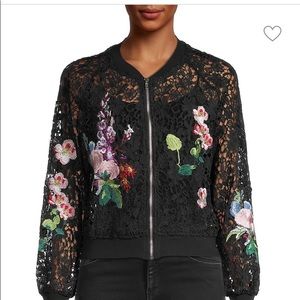 Black lace jacket